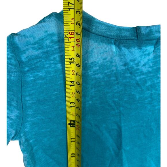 Y2K Ta-eam Collection Small S Heart Blue Graphic T-Shirt NWT - Picture 5 of 5